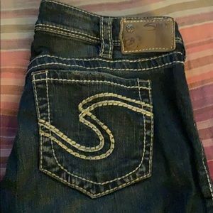 Silver brand ladies jean capris